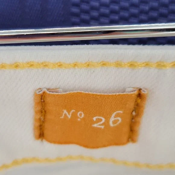 Pilcro and the Letterpress White Ankle Jeans Size 26 - Picture 9 of 16